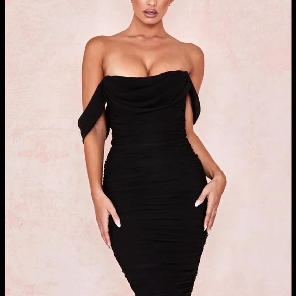 House of CB Carlotta Black dress