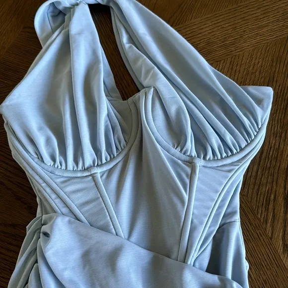House of CB CLEMENTINE BABY BLUE CUTOUT MINI DRESS, Size X-Small D-E Cup, $209