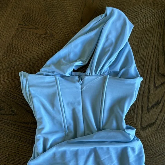 House of CB CLEMENTINE BABY BLUE CUTOUT MINI DRESS, Size X-Small D-E Cup, $209