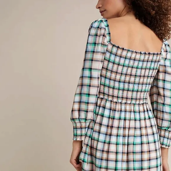HTF Anthropologie Cerie Smocked Midi Dress