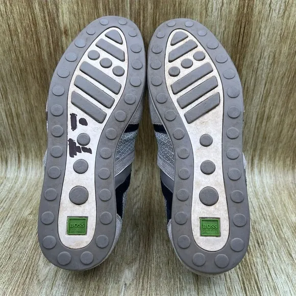 Hugo Boss Boss Green Men's Size 8 EU 41‎ Grey Low Top Casual Shoes Sneakers
