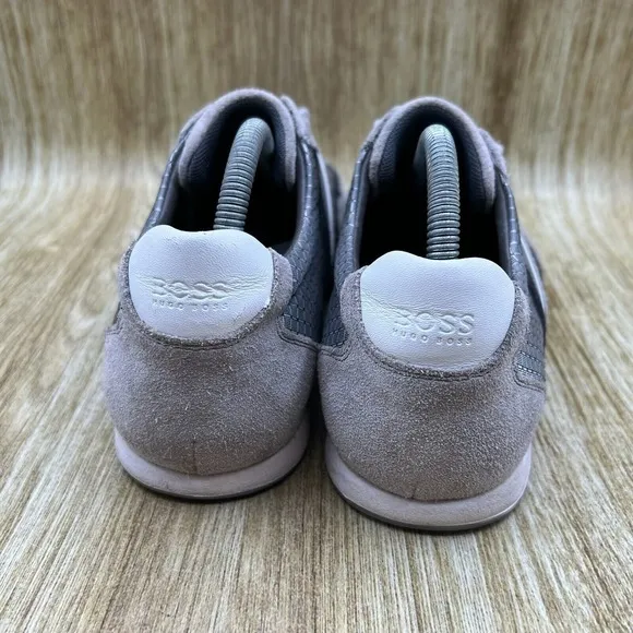 Hugo Boss Boss Green Men's Size 8 EU 41‎ Grey Low Top Casual Shoes Sneakers