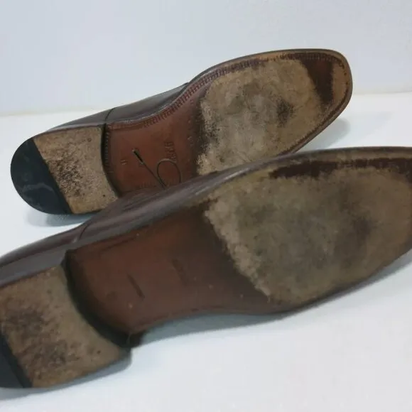 Hugo Boss Leather Dress Oxfords Derby Shoes Men's Fashion Footwear Zapatos 11 M