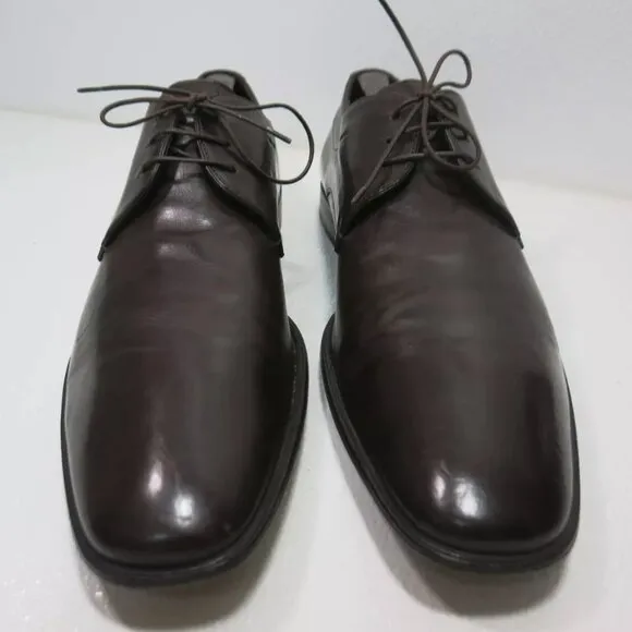 Hugo Boss Leather Dress Oxfords Derby Shoes Men's Fashion Footwear Zapatos 11 M