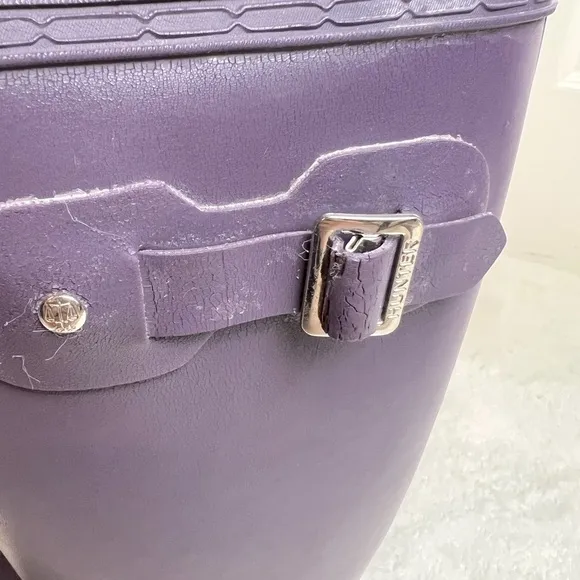 Hunter Boots Matte Purple Eggplant Women’s Tall Rain Boots - Size 7/38