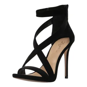 Imagine VINCE CAMUTO Devin Black Velvet Dress Sandals - Size 9.5 - Pre-owned