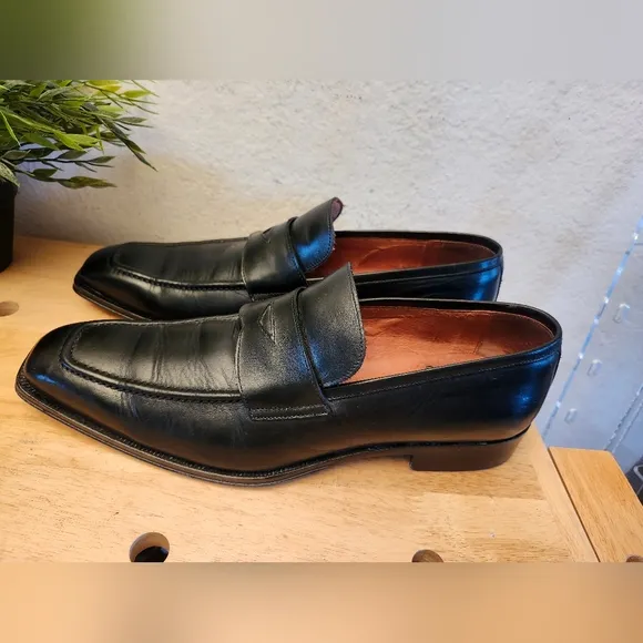 Italian  Vero Cuoio Flecs Loafer Bufalo Nero Men's  Dress Shoes size 45 Us 13