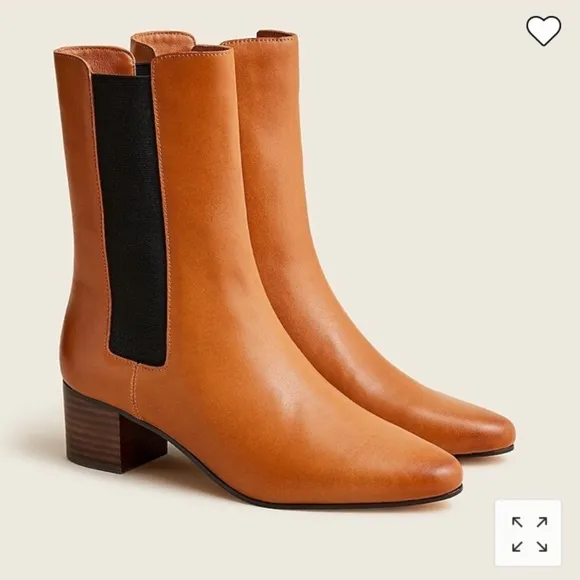 J.CREW Leather Boots New In Box