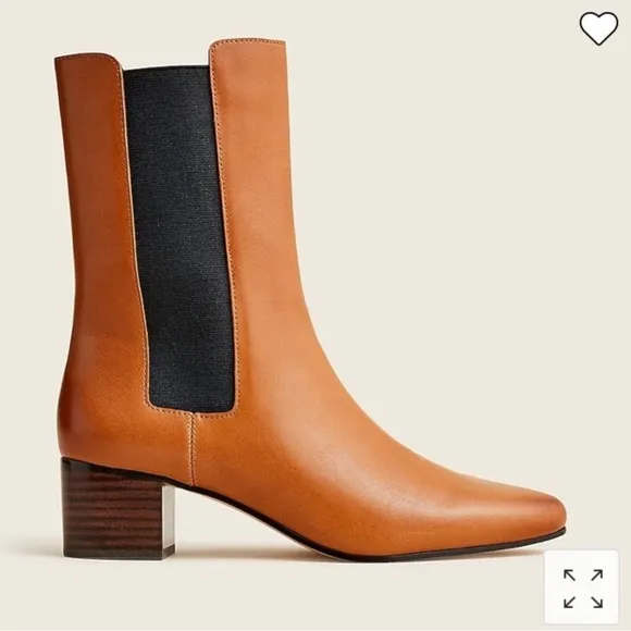 J.CREW Leather Boots New In Box