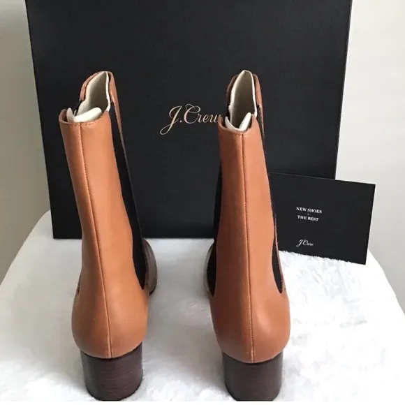 J.CREW Leather Boots New In Box