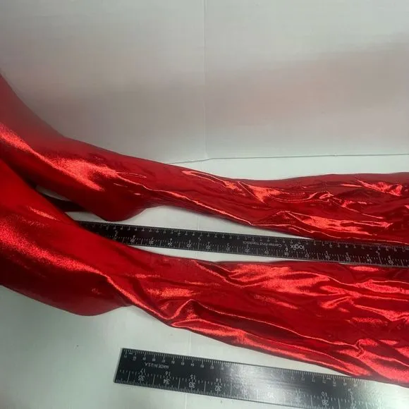 Jeffrey Campbell BNIB Small PANTALONES 6M platform women Metallic Red