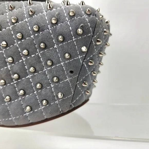 JEFFREY CAMPBELL - Gray, Spikes, heelless, Maryjane platform, approx. 7” Sz 9.5