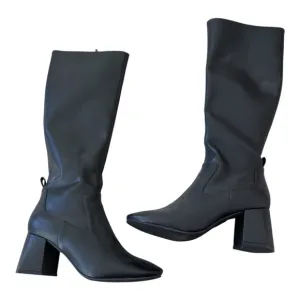 Jeffrey Campbell JEREM-KH Knee High Block Heel Boots size 7