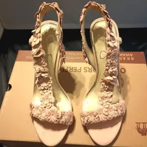 💯🔥JESSICA SIMPSON JESSIN DRESS SANDALS, WOMEN'S SIZE 7.5M, BLUSH🔥🔥SLIGHTLY