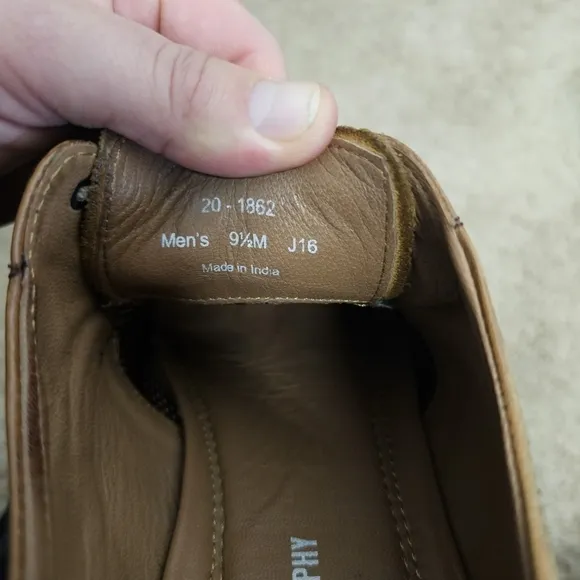 Johnston &amp; Murphy Dress Shoes Beige Size 9.5