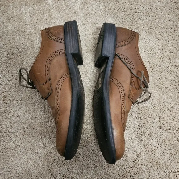 Johnston &amp; Murphy Dress Shoes Beige Size 9.5