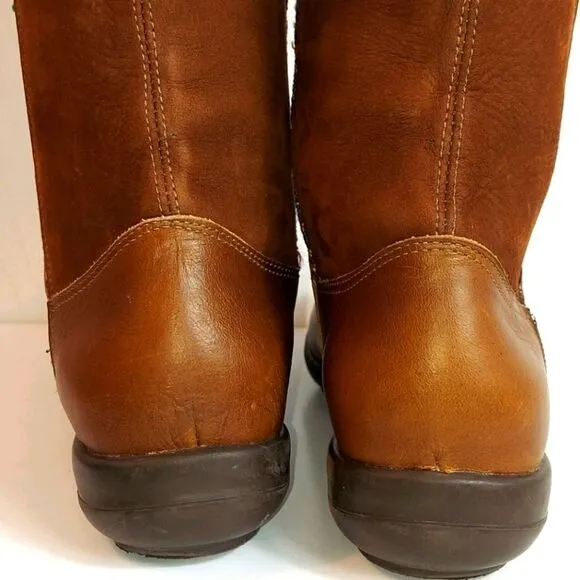 Karim Corzo Embroidered Tall Leather Boots Sz 36