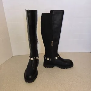 Karl Lagerfeld Paris Women's Reese Knee High Boot size 6