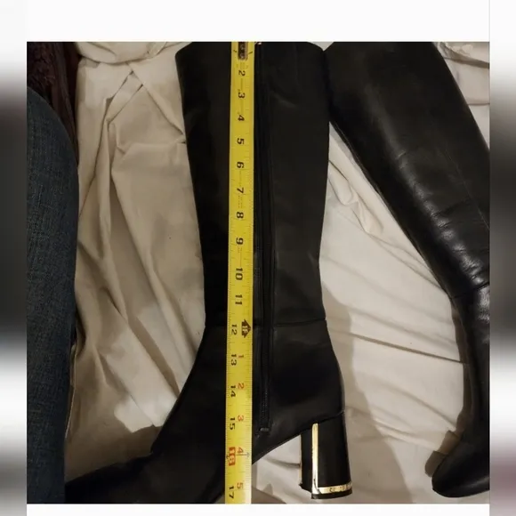 Karl Lagerfield‎ signature knee high boots 8.5