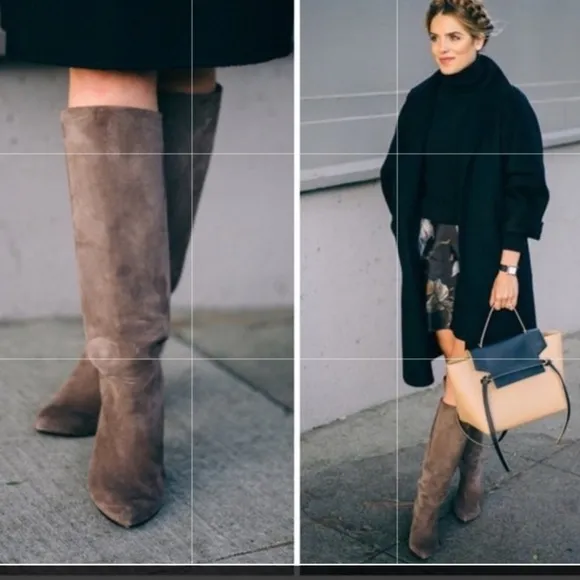 Kate Spade Black Suede NESSA Boots 9.5