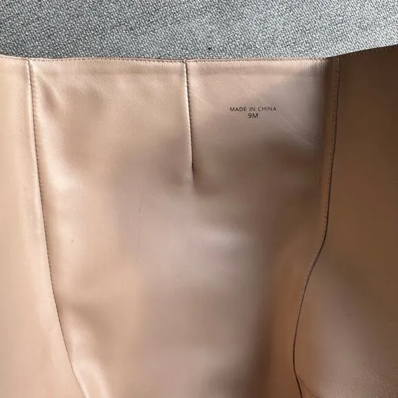 Kate Spade Brown Leather Wedge Knee-High Boots Sz: 9