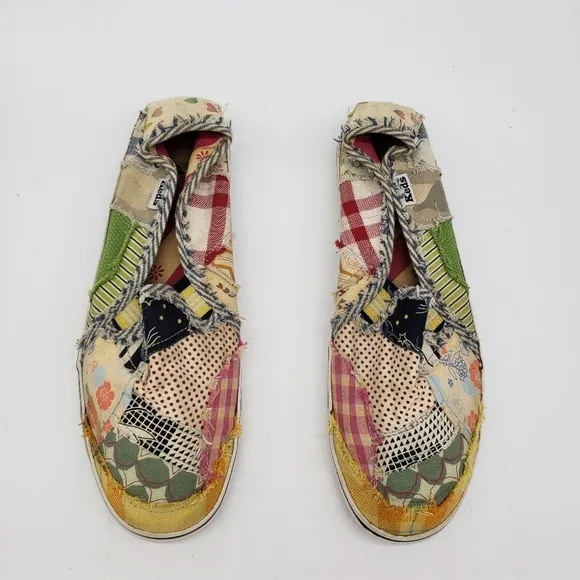Keds Shoes Women's 8.5 Multicolored Patchwork Slip On Flats