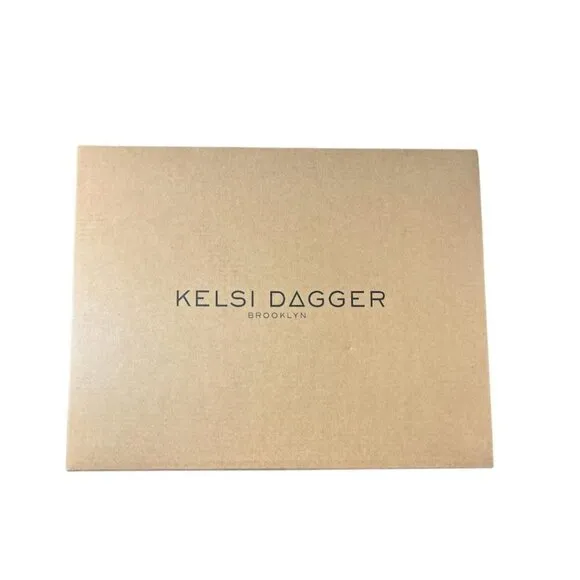 Kelsi Dagger Womens Rust Sherpa Warehouse Sling back Platform Clogs Sz 7 M NIB