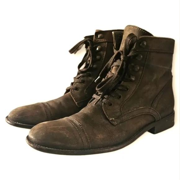 Kenneth Cole Leather Boots Size 9m