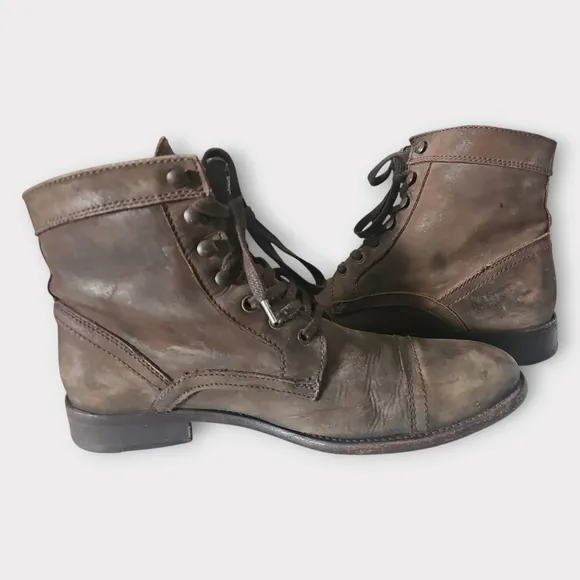 Kenneth Cole Leather Boots Size 9m