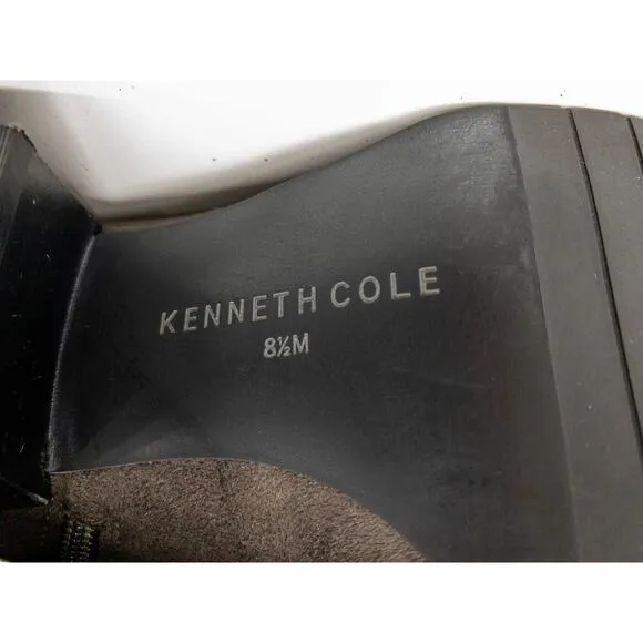 Kenneth Cole New York  Adelynn Over The Knee Boots 8.5 Women's Asphalt Brown