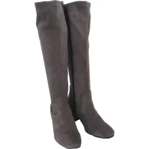 Kenneth Cole Reaction Stretch Knee High Boots Shitake Gray EU 39 Size 8