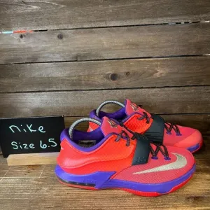 Kids Nike KD VII Hyper Punch Low Basketball Athletic Sneakers Shoes Size 6.5 Y‎