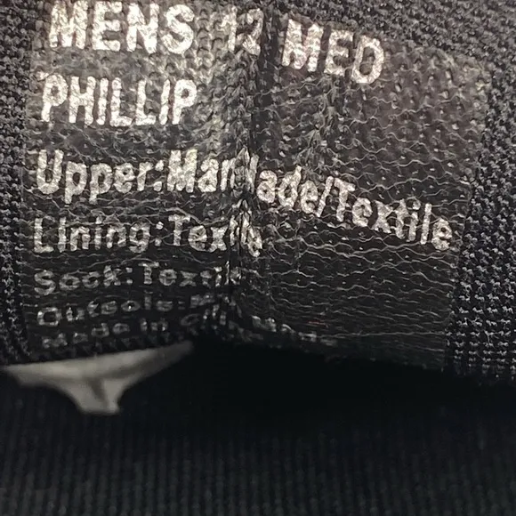 Kingside Phillip Black White Athletic Shoes