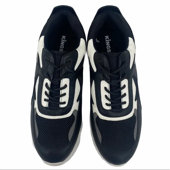 Kingside Phillip Black White Athletic Shoes