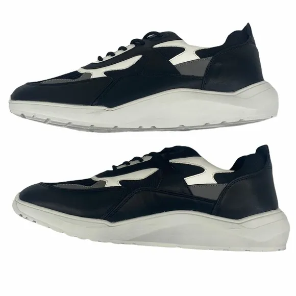 Kingside Phillip Black White Athletic Shoes