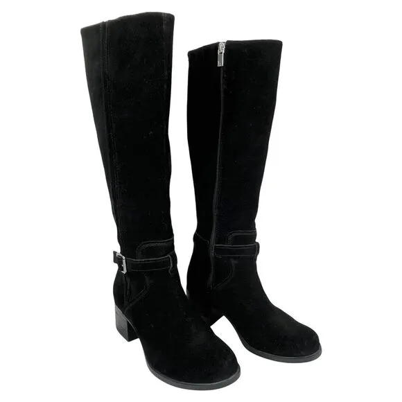 Koolaburra by UGG | Women's 5 | Madeley‎ Black Suede Knee High Boots