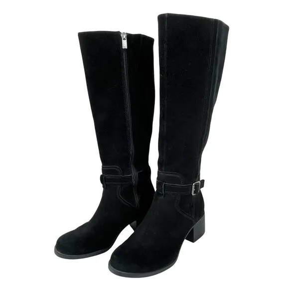 Koolaburra by UGG | Women's 5 | Madeley‎ Black Suede Knee High Boots