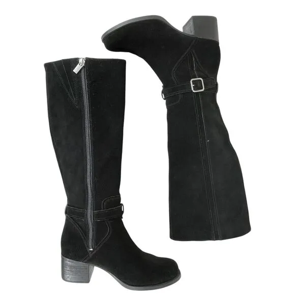 Koolaburra by UGG | Women's 5 | Madeley‎ Black Suede Knee High Boots