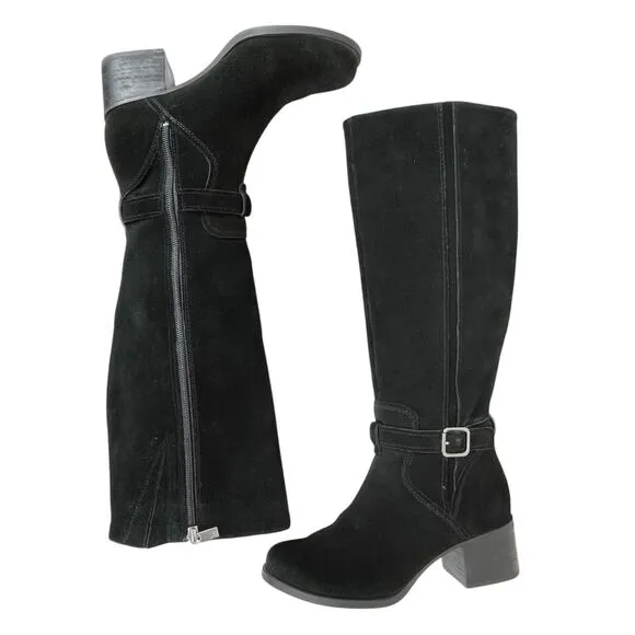 Koolaburra by UGG | Women's 5 | Madeley‎ Black Suede Knee High Boots