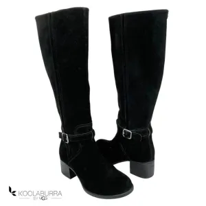 Koolaburra by UGG | Women's 5 | Madeley‎ Black Suede Knee High Boots