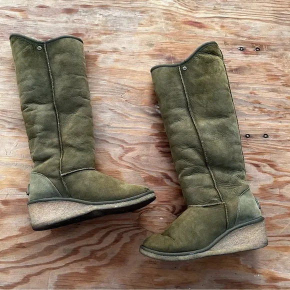 Koolaburra knee high suede boots