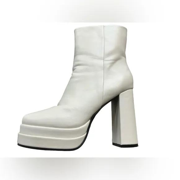 KOREAN FASHION Women’s chunky heels ankle platform GO GO boots shoes size 10