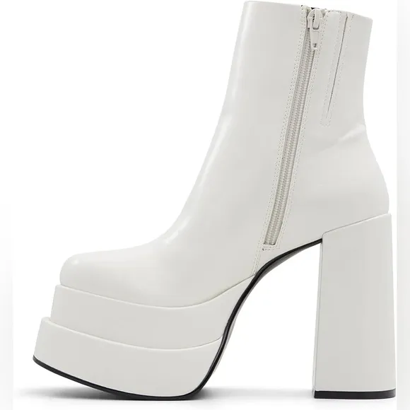 KOREAN FASHION Women’s chunky heels ankle platform GO GO boots shoes size 10