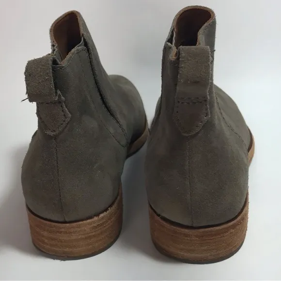 Kork-Ease Women's Grey Suede Leather Ankle Boots Size 8.5