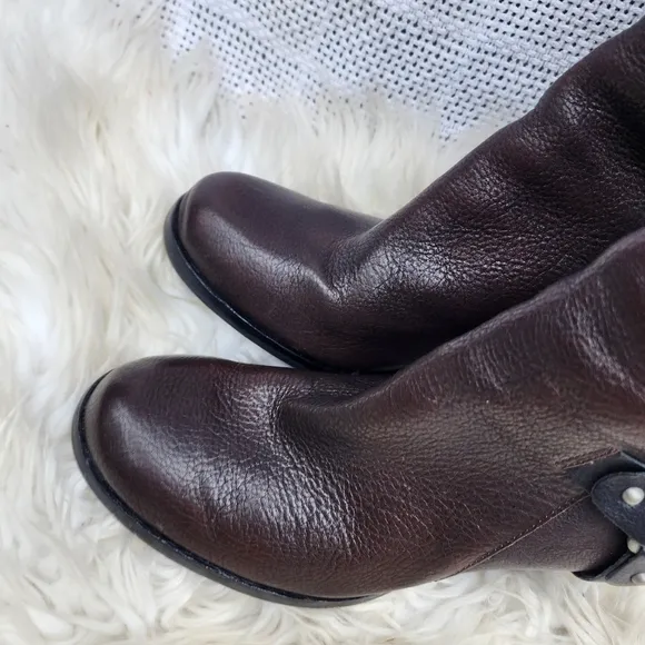 Korkease Leather knee high riding boots 10 NEW‎