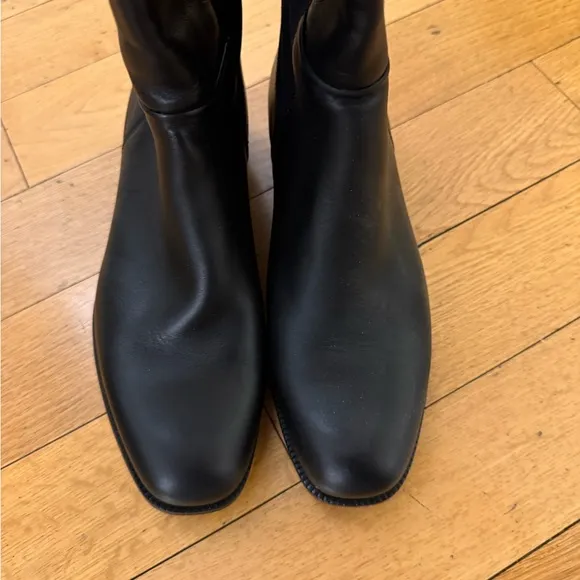 LA CANADIENNE Size 7.5 Serena Black City Dry Knee High Boots Tall