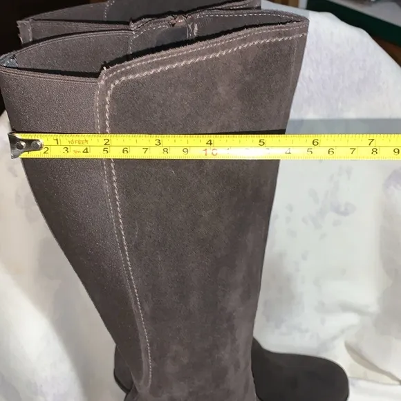 LaCanadienne knee high boots with wedge heel, water proof