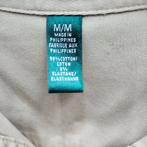 Lauren Ralph Lauren Safari Style Jacket Womens Medium Khaki  Pockets Casual