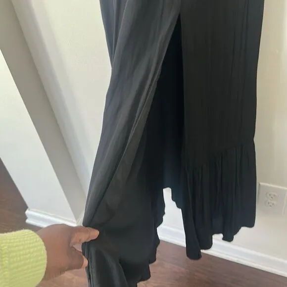 Lavender Brown Black Davina Maxi Dress M