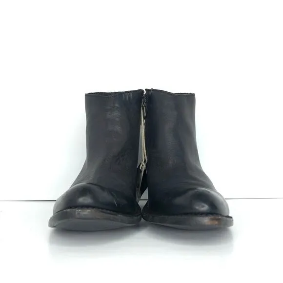 LIBERTY Black Studded Side Zip Caborca Delano Negro Booties Women’s 7 Shoes